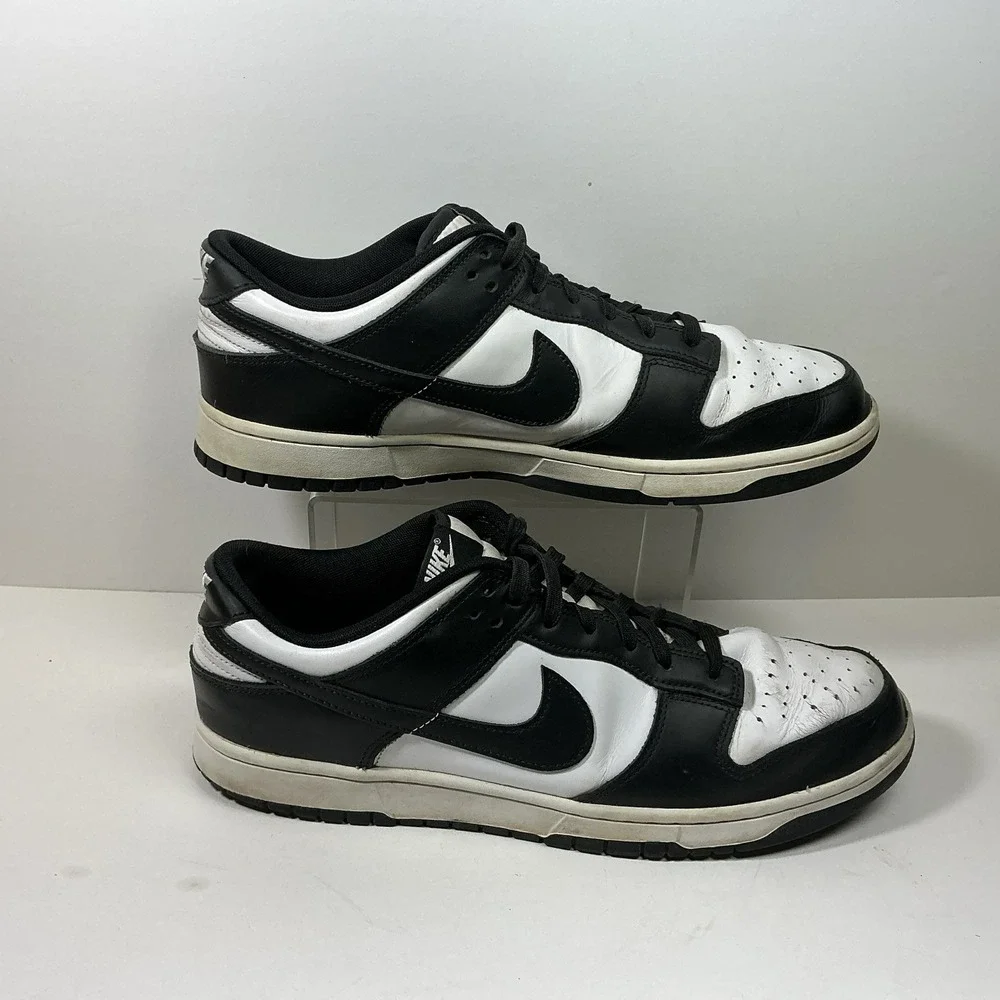 Nike Dunk Low Panda Sneakers Size US Mens 13 Black White DD1391-100 retro OG SB
